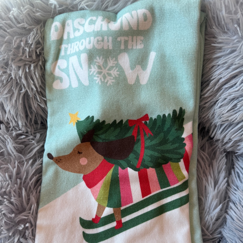 Festive Dog Christmas Stocking